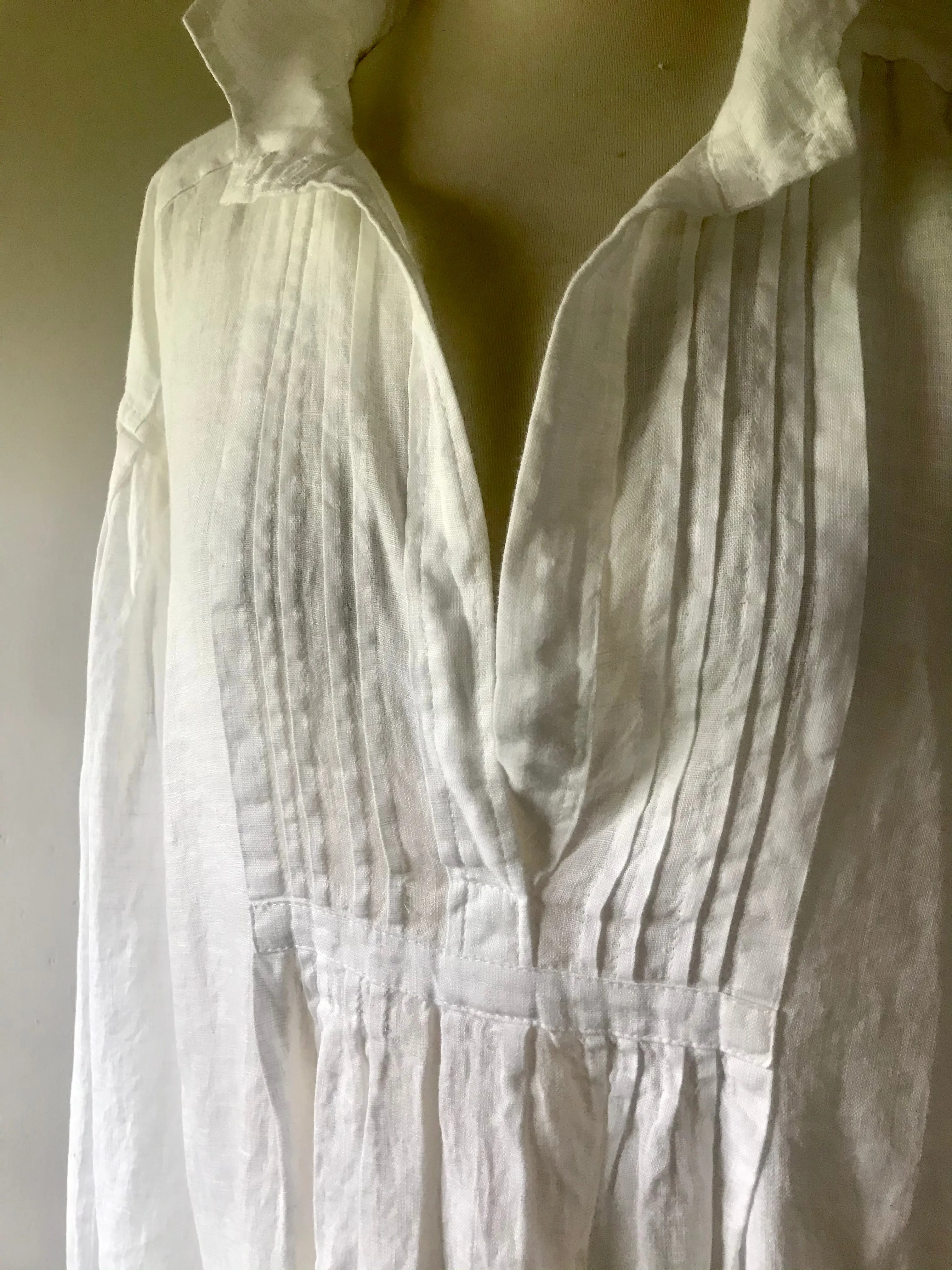 Linen 'Tolstoy' Artists Tunic